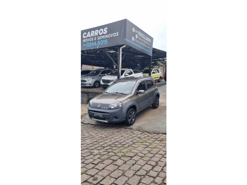 FIAT - UNO - 2010/2011 - Cinza - R$ 29.900,00