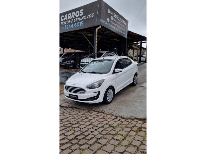 FORD - KA + - 2019/2020 - Branca - R$ 56.900,00