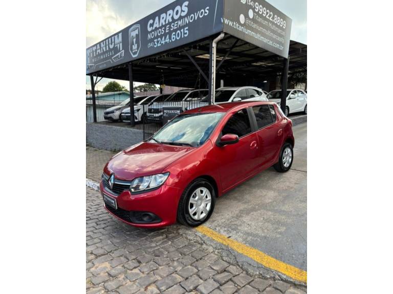 RENAULT - SANDERO - 2016/2017 - Vermelha - R$ 45.900,00