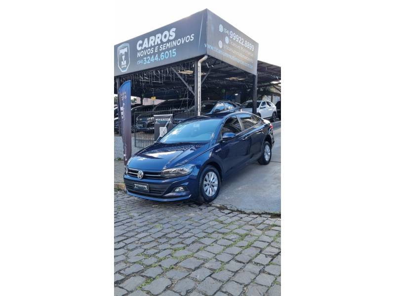 VOLKSWAGEN - VIRTUS - 2019/2020 - Azul - R$ 81.900,00